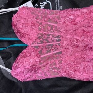 Pink Sherri Hill Prom dress